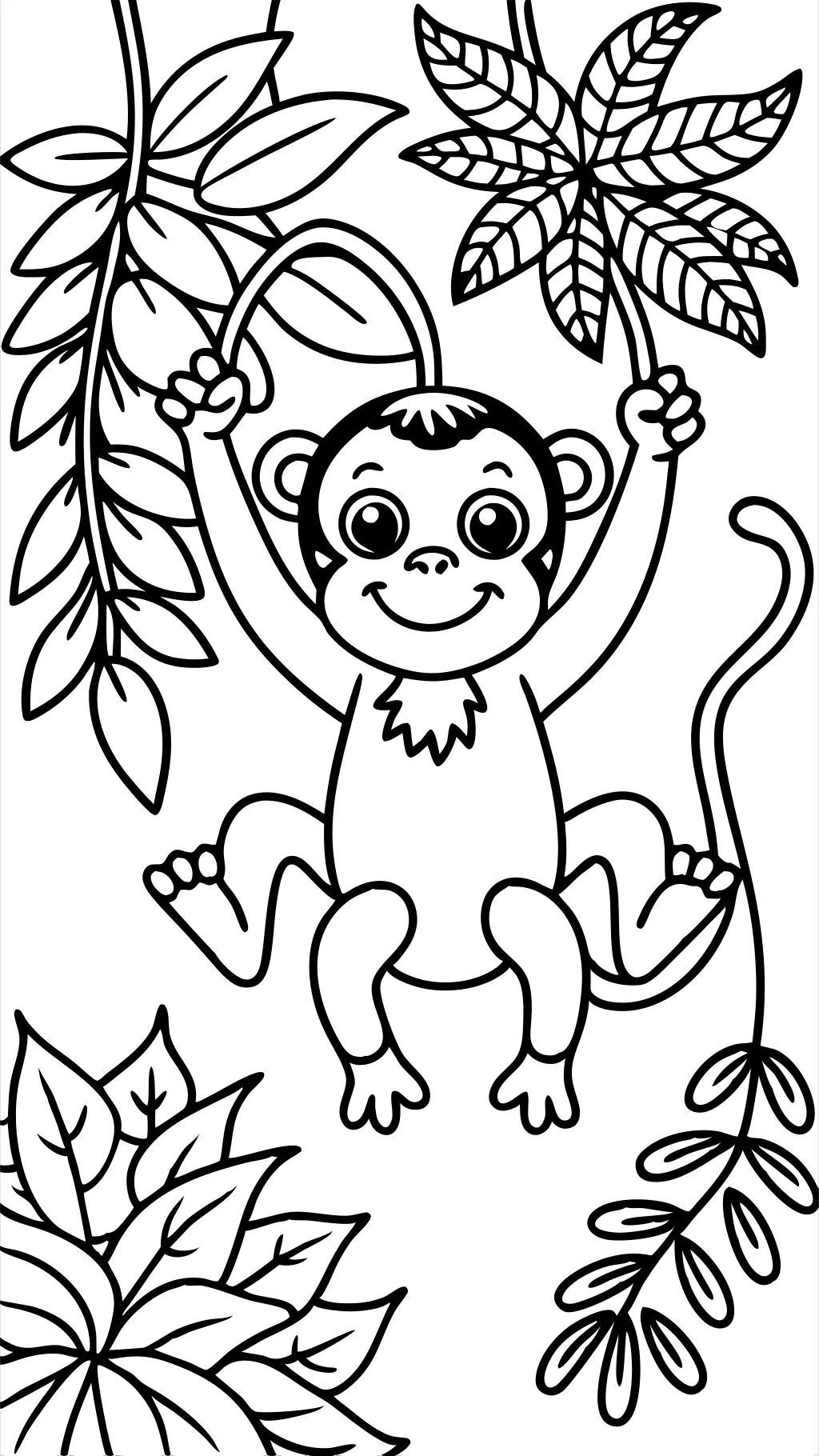 coloriages gratuits de singes